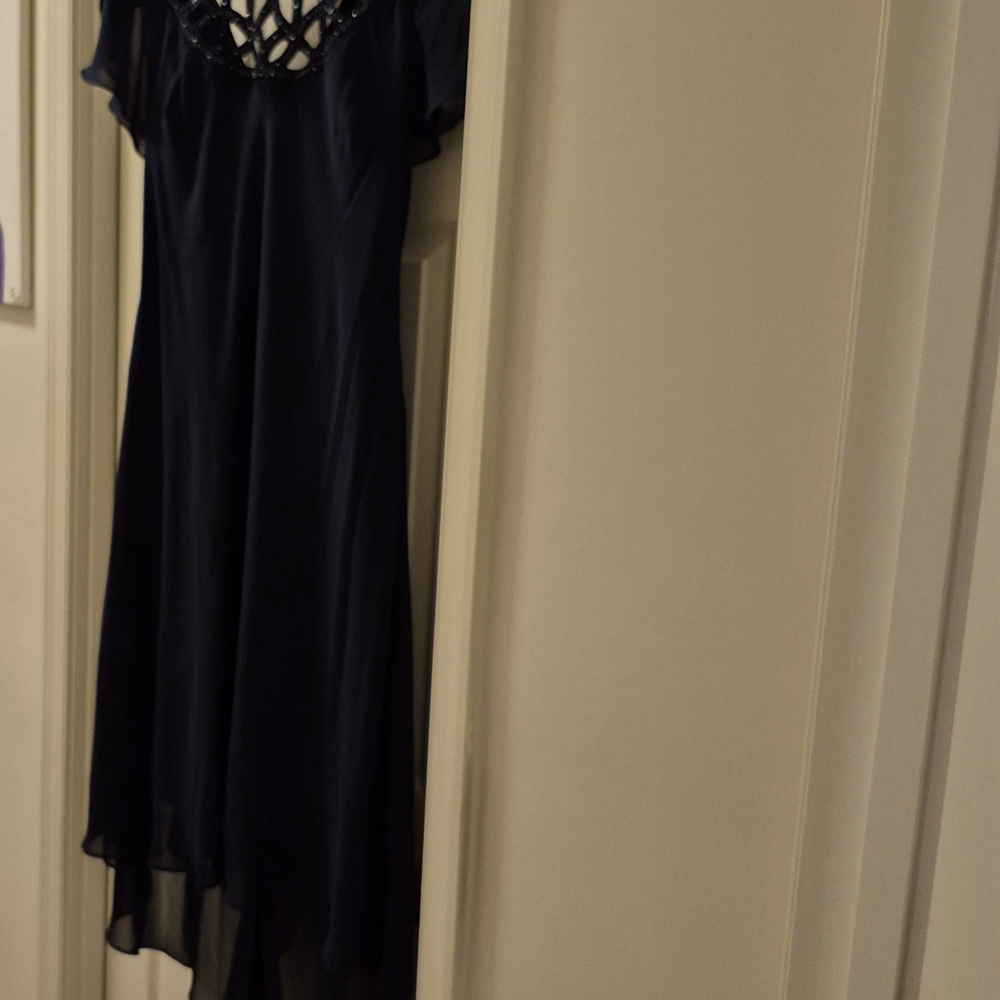Elegant Navy Blue Dress